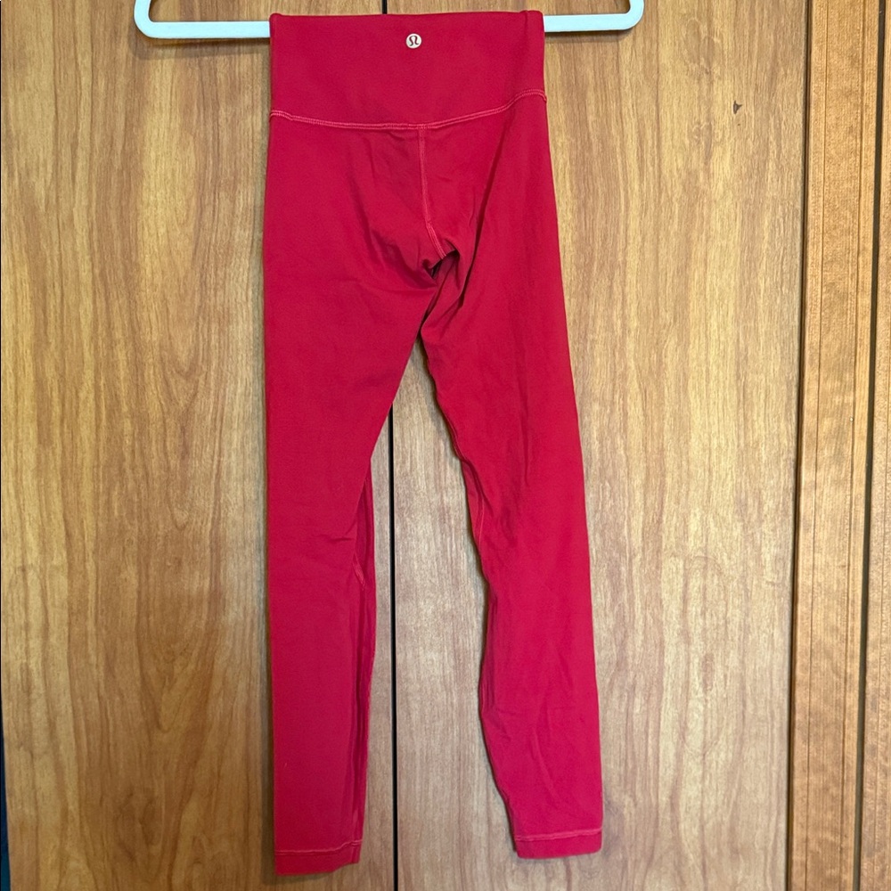 Lululemon Red Leggings